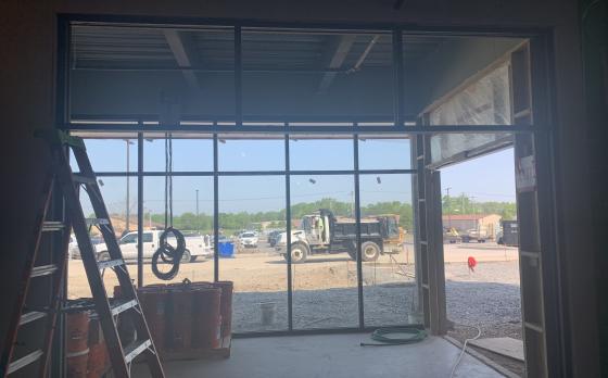 construction progress from June 2023 at the sands family ymca