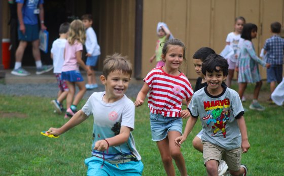 Camp Arrowhead Kids Running