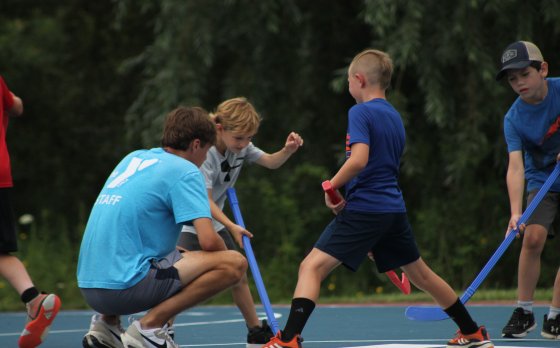 Kids Playing Hockey at Eastside