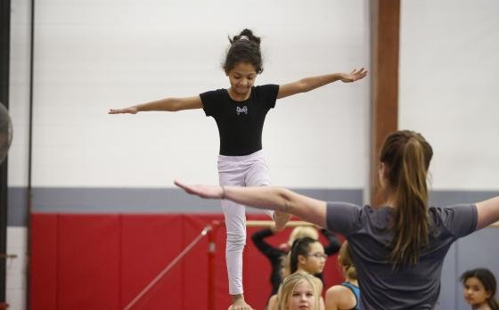 Girl Tumbling