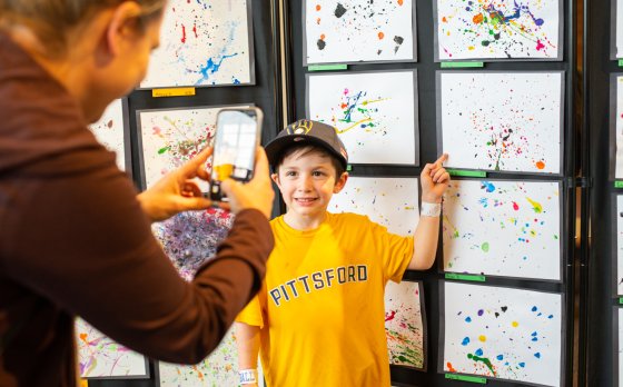 Kid at Art Show