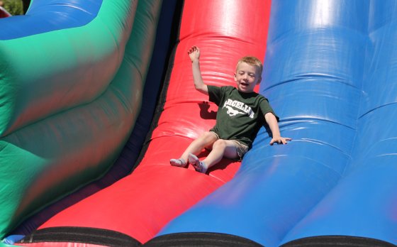 Kid on Slide Eastside