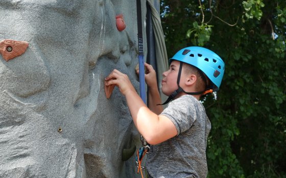 Rock Wall Climbing at Bay View