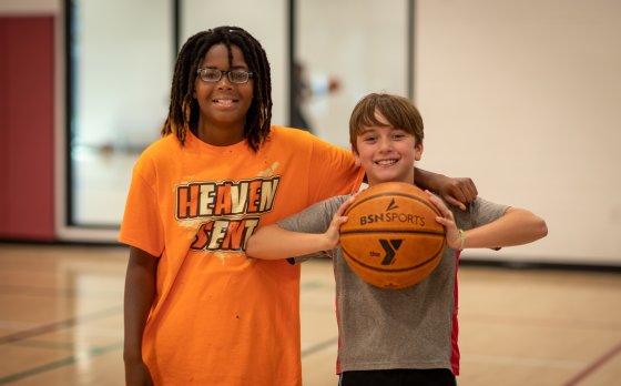 Kids Playing Basketball