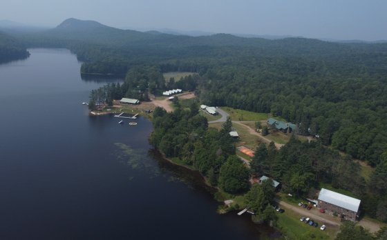 camp gorham drone footage