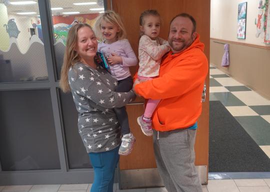 Alfano Family the alfano family of four poses for a picture at the northwest family ymca