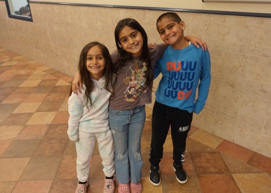 The Un family poses at the Bay View Family YMCA