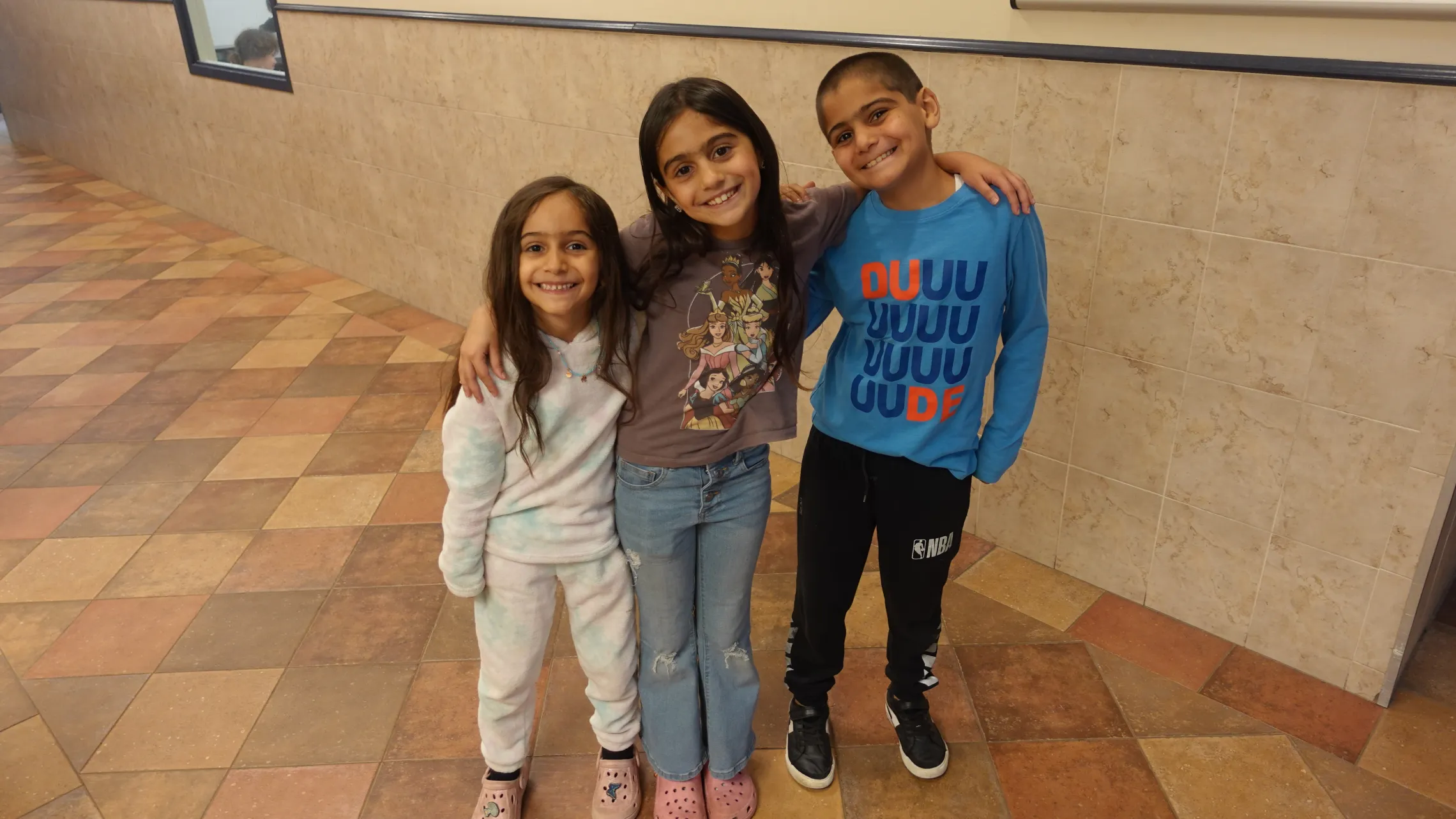 The Un family poses at the Bay View Family YMCA