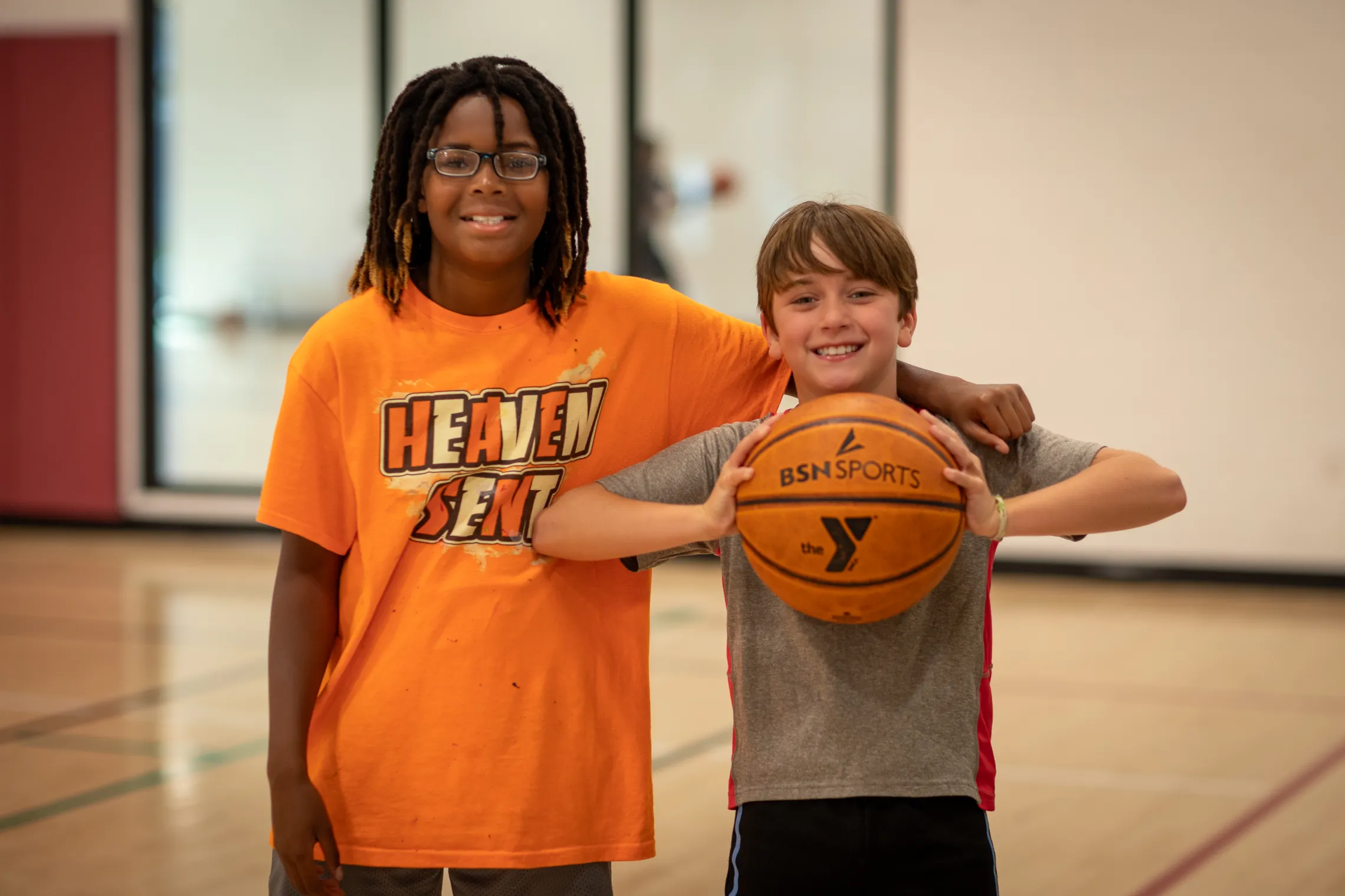 Kids Playing Basketball