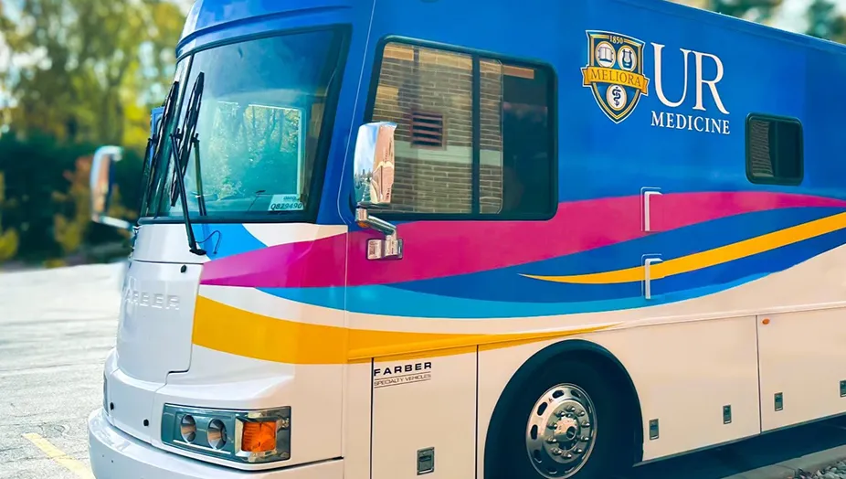 mammography van from UR Medicine
