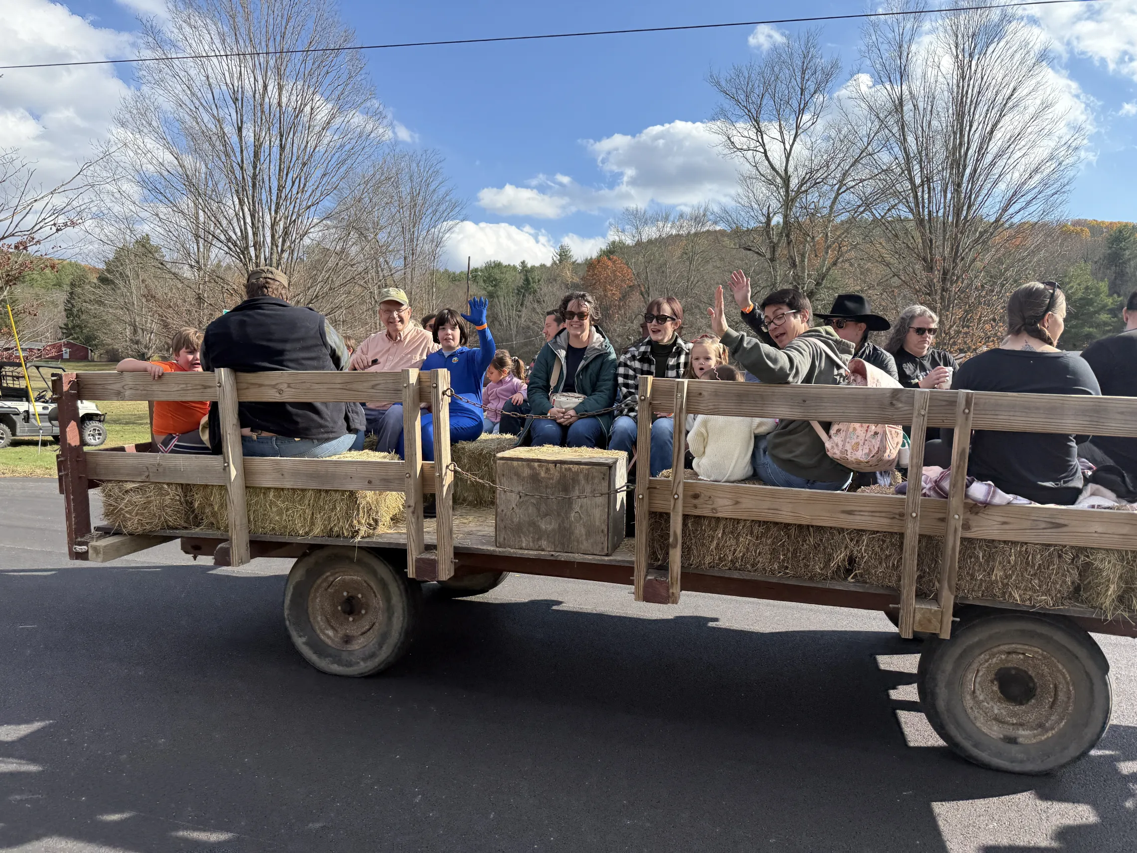 hayride at Watson Wood's fall fest