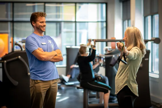 Stretching at Schottland Family YMCA