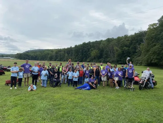 The 2025 Camp Courage participants at the Y at Watson Woods
