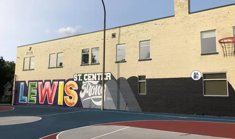 Lewis St. Neighborhood Center Mural