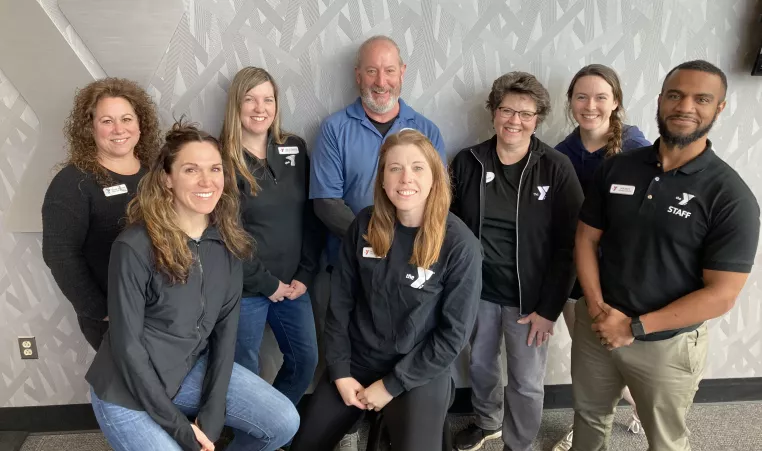 staff from westside family ymca participating in we wear black