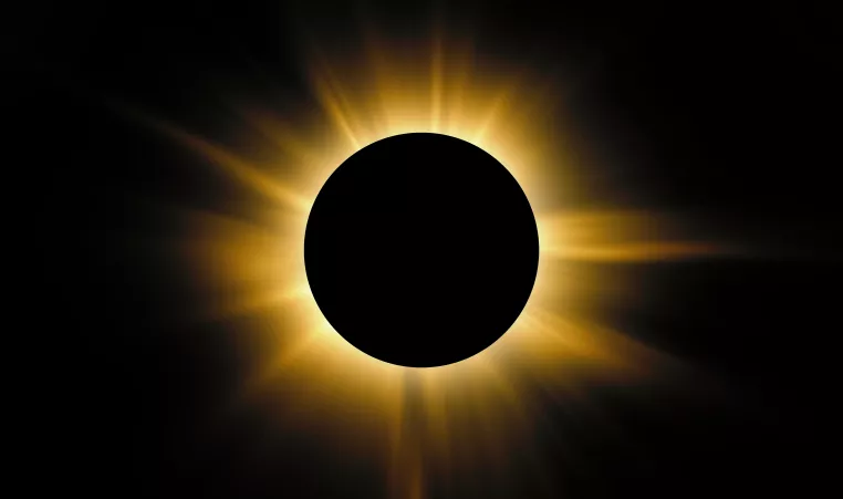 a graphic of the solar eclipse