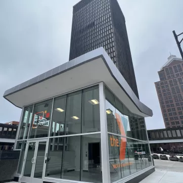 ymca at innovation square street entrance