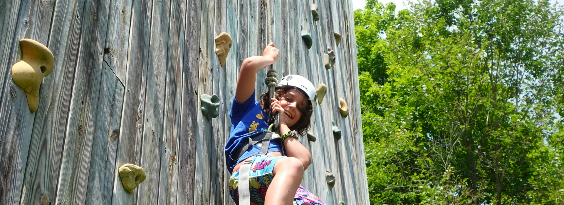 Camp Watson Woods Wall Climbing