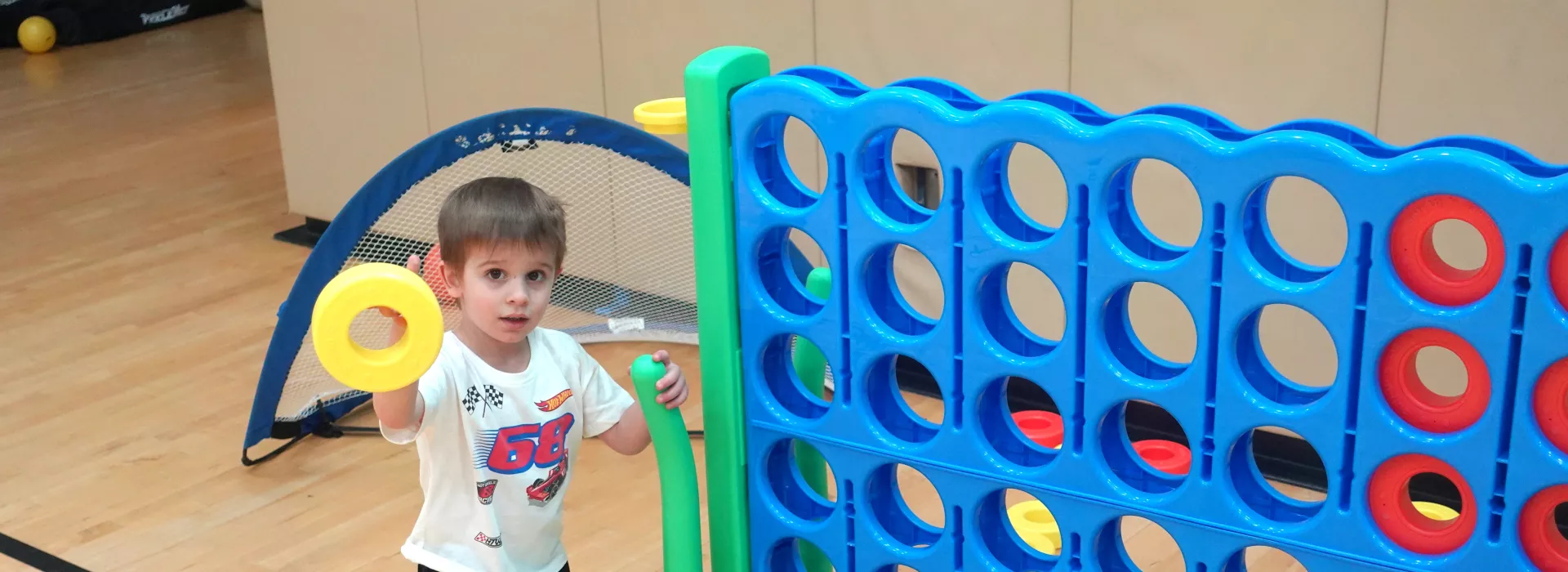 Kid Playing Tic Tack Toe