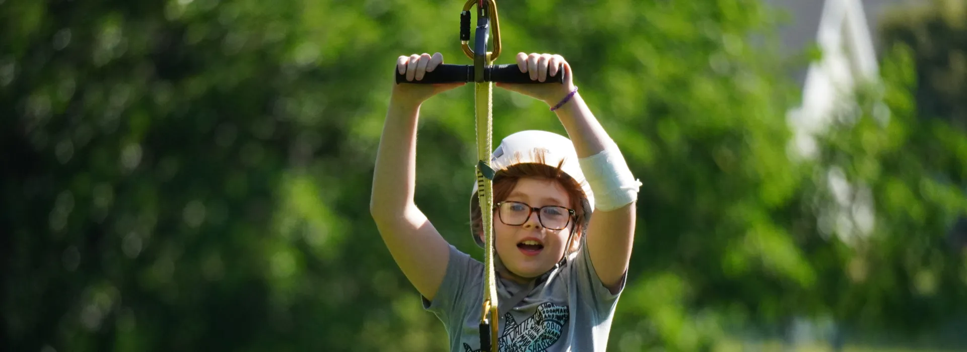 Zip Lining at Camp Bay View