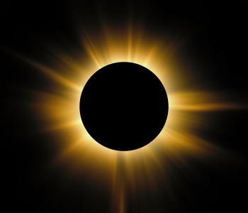 picture of solar eclipse; YMCA Partners with RMSC for Community Eclipse Ambassador Program